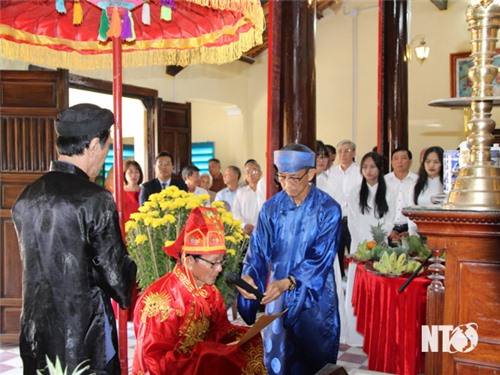 The opening ceremony of the spring seal of Giap Thin 2024 at the temple of Duc Thanh Tran