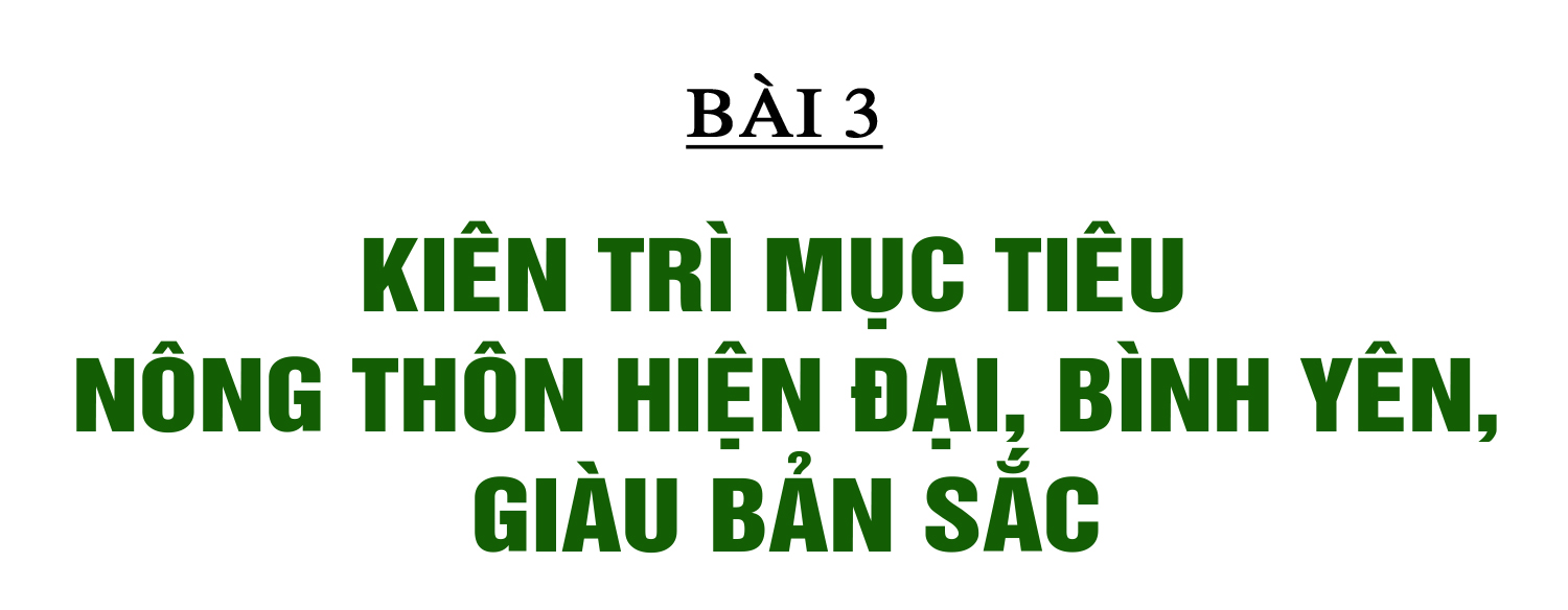 Building new rural areas in Ha Tinh: Going into depth, effectively and sustainably (Part 3): Persisting in the goal of a modern, peaceful, and uniquely-identified countryside