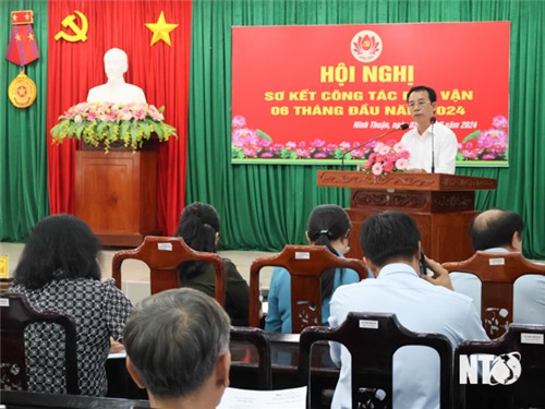 Provincial Party Committee's Mass Mobilization Committee summarizes mass mobilization work in the first 6 months of 2024