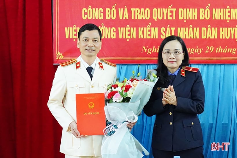 Nghi Xuân có tân Viện trưởng Viện Kiểm sát nhân dân huyện