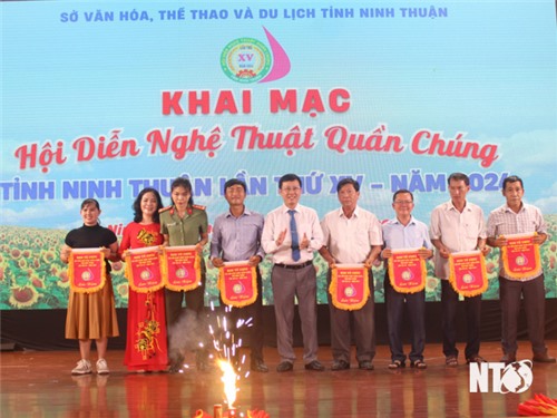 Khai mạc Hội diễn Nghệ thuật quần chúng tỉnh Ninh Thuận lần thứ XV năm 2024