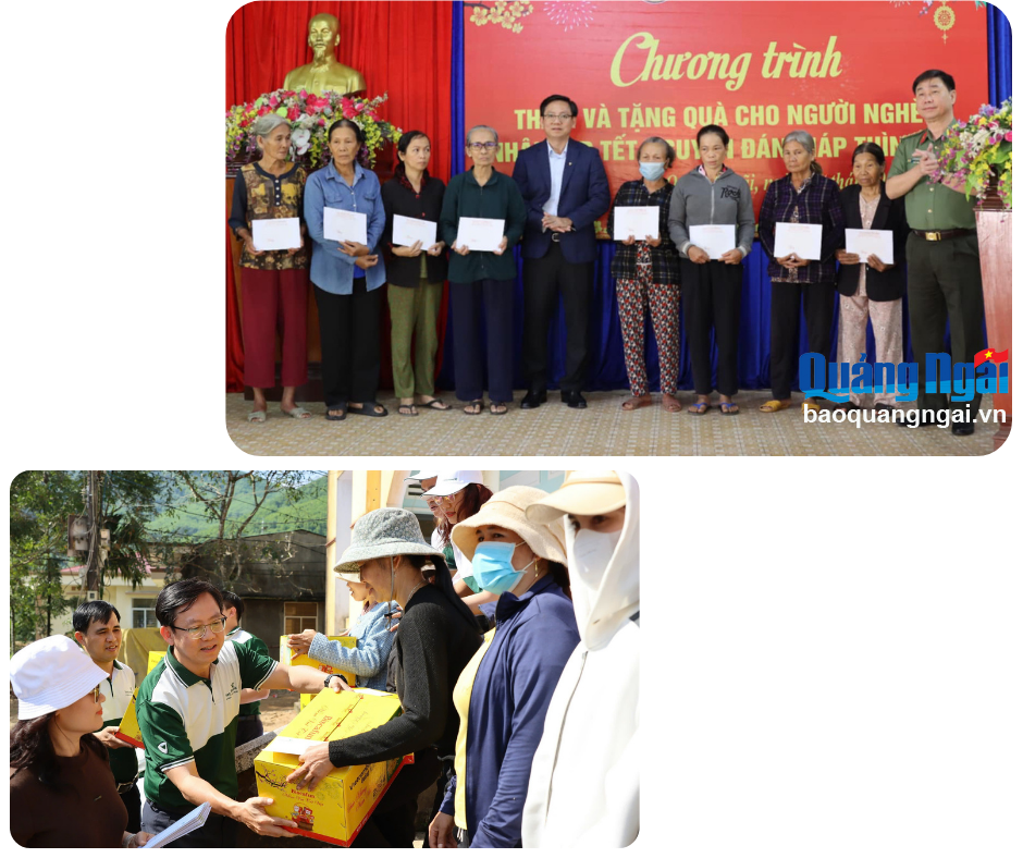 Vietcombank Quảng Ngãi luôn tích cực tham gia các hoạt động an sinh xã hội trên địa bàn tỉnh. Ảnh: tl
