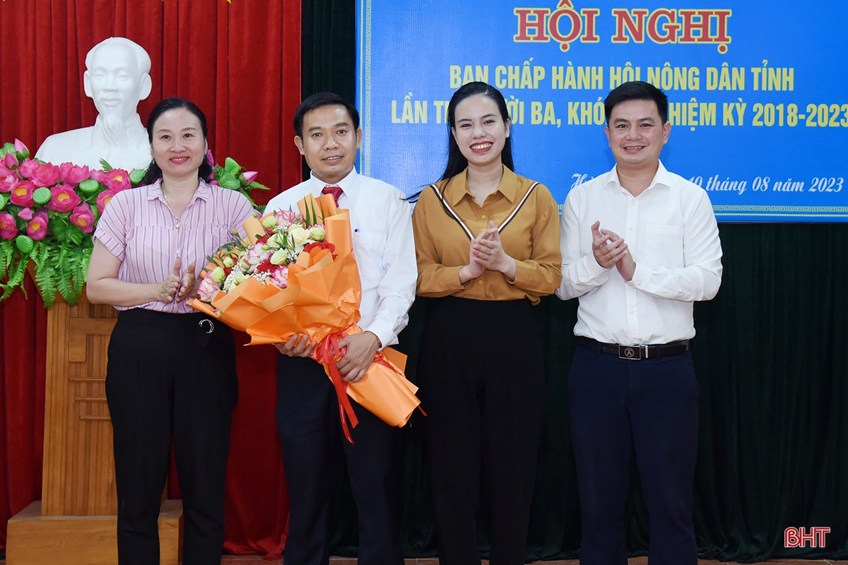 M. Tran Dinh Uoc a été élu vice-président de l'Association des agriculteurs de Ha Tinh.