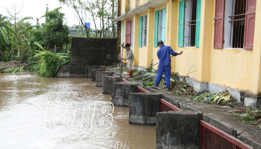 Exploitation de 23 stations de pompage sur 23 pour drainer la digue