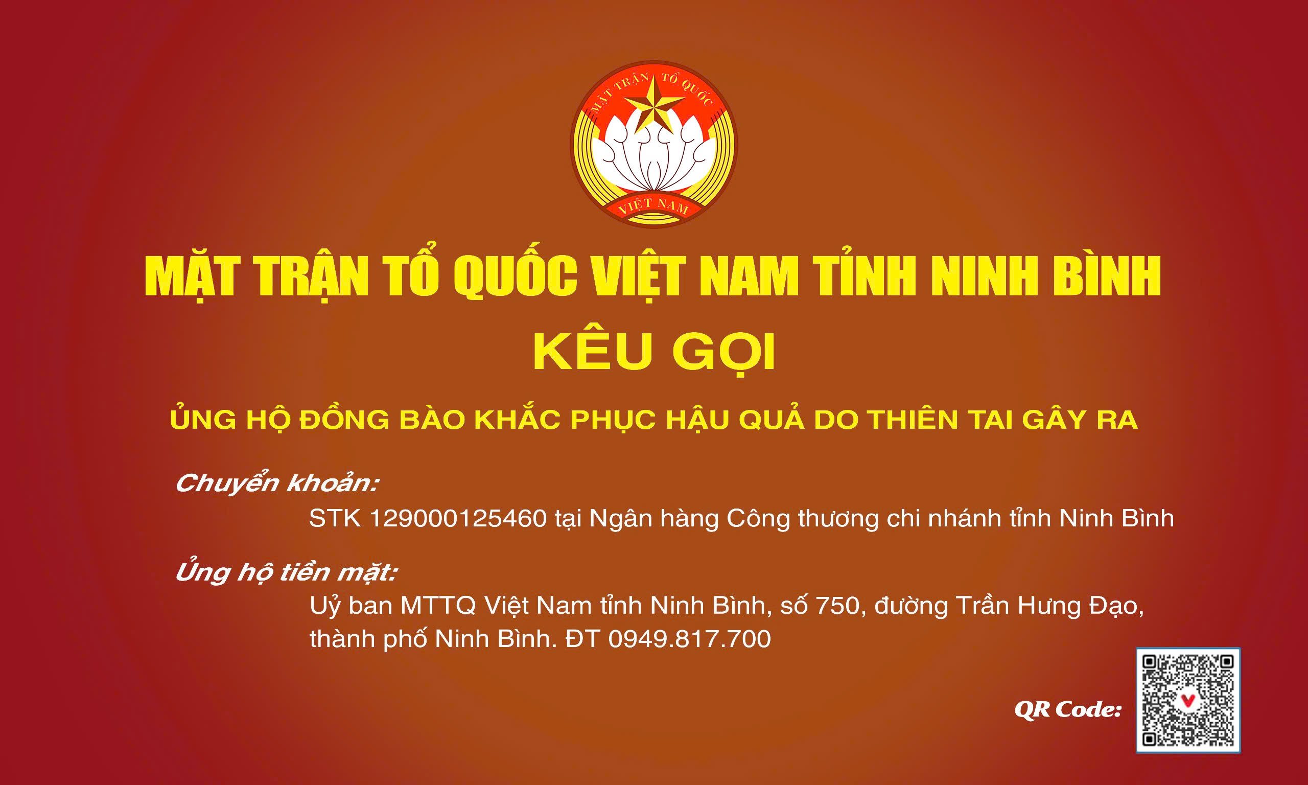 Đã tiếp nhận trên 11 tỷ đồng ủng hộ đồng bào bị thiệt hại do cơn bão số 3 gây ra