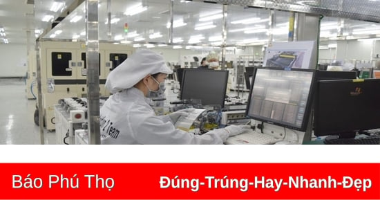 Phú Thọ dẫn đầu cả nước về chỉ số tăng trưởng công nghiệp chế biến, chế tạo