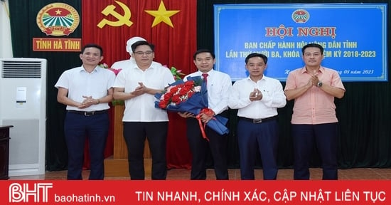 M. Tran Dinh Uoc a été élu vice-président de l'Association des agriculteurs de Ha Tinh.