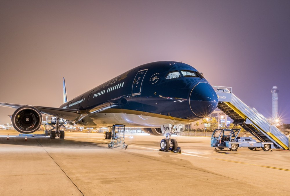 Vietnam Airlines hat während der Feiertage und der Sommerhauptsaison vom 30. April bis 1. Mai auf bis zu 2.000 Nachtflüge erhöht. (Foto: PV/Vietnam+)