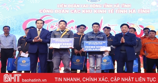 Tet reunion - the warm fire of Ha Tinh Trade Union