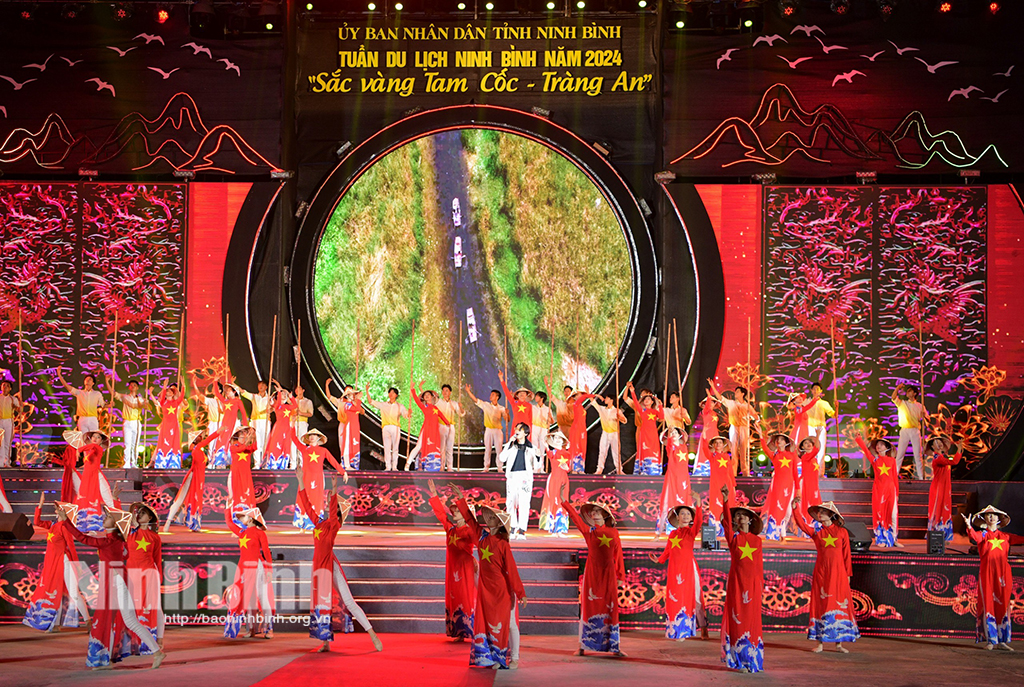 Opening of Ninh Binh Tourism Week 2024 The Golden Color of Tam Coc Trang An