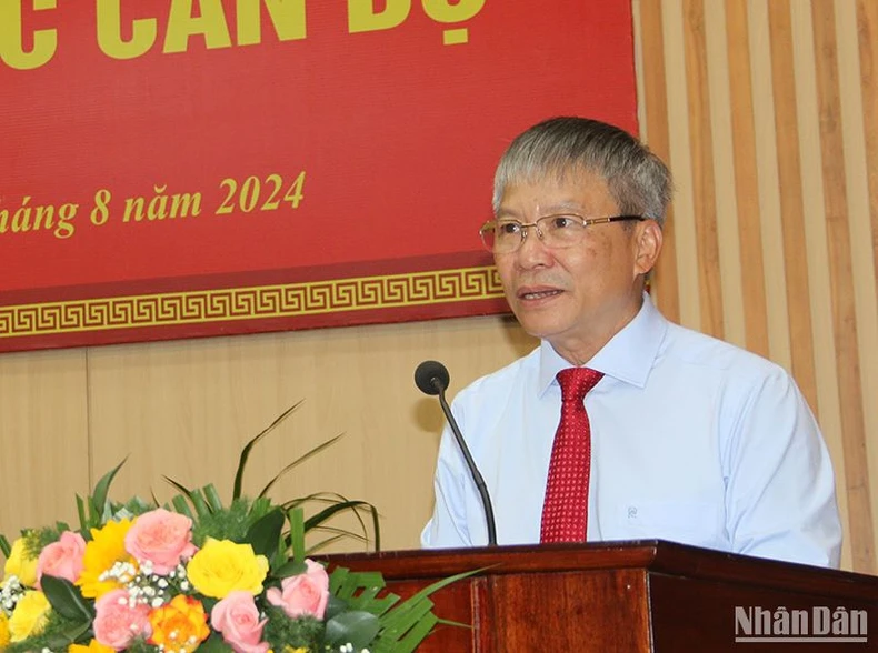 El general de división Nguyen Duc Dung ocupa el cargo de subsecretario permanente del Comité del Partido Provincial de Quang Nam. Foto 3