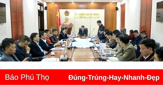 Công bố thông tin thực hiện cưỡng chế thu hồi đất triển khai một số dự án tại huyện Thanh Thuỷ