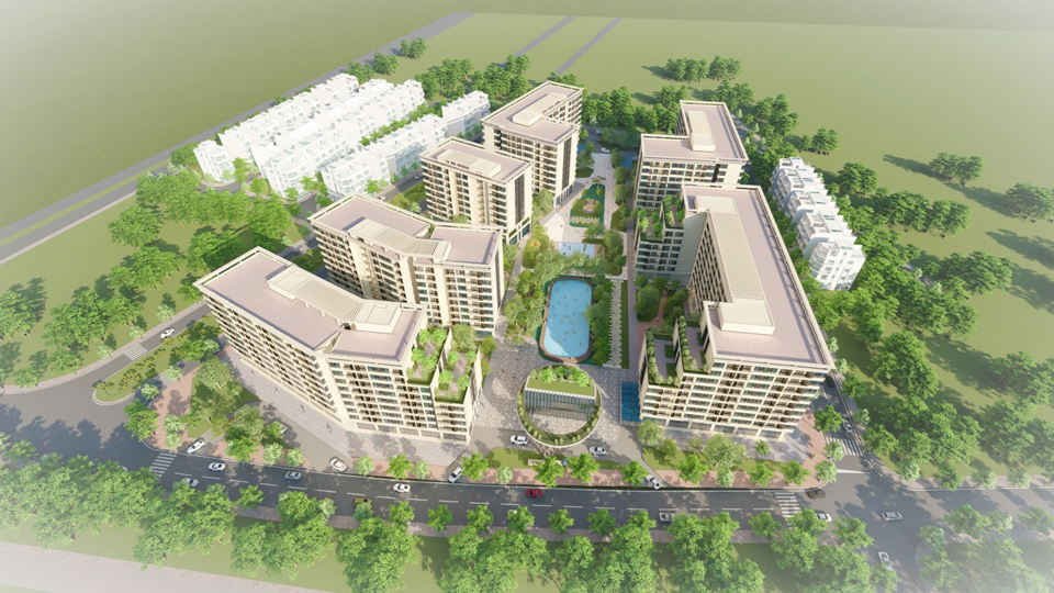 Perspective of Bai Vien Social Housing Project (Nam Dinh city).