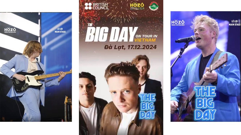 Die Big Day Band wird in Da Lat kostenlos für das Publikum auftreten.