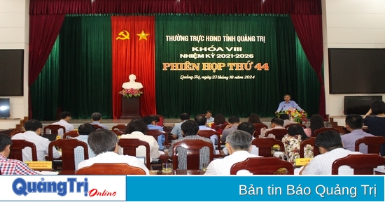 Thống nhất 22 nội dung trình kỳ họp thứ 27 HĐND tỉnh khóa VIII