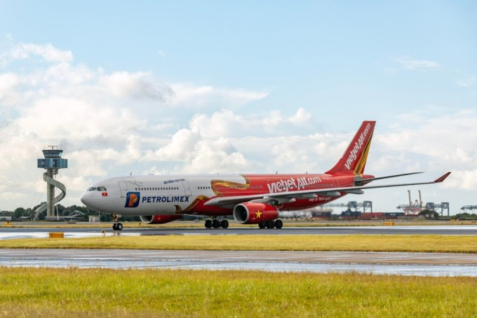 ベトジェット航空機。写真：タイ・グエン