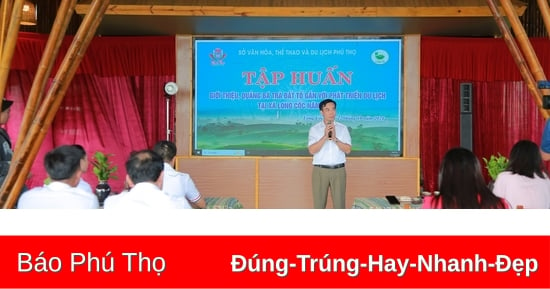 Tập huấn giới thiệu, quảng bá trà Đất Tổ