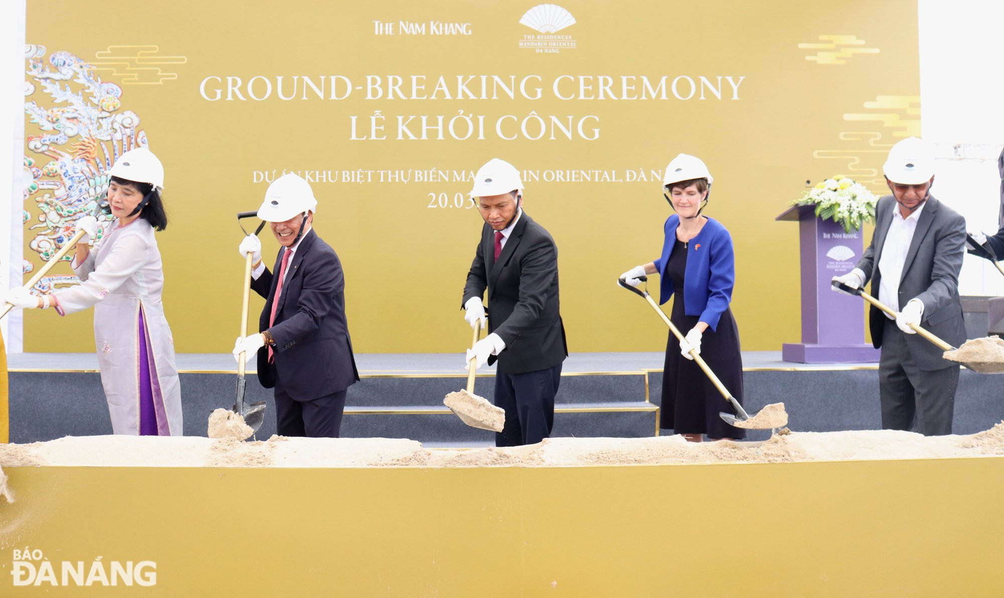 Beginn des Mandarin Oriental Danang Beach Villa-Projekts