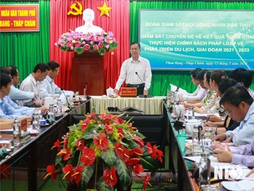 NTO - Provincial People's Council: Supervising thematic policy on tourism development in Phan Rang City