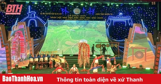 Thanh Hoa logró altos resultados en el Festival de Cultura Étnica de Vietnam 2024