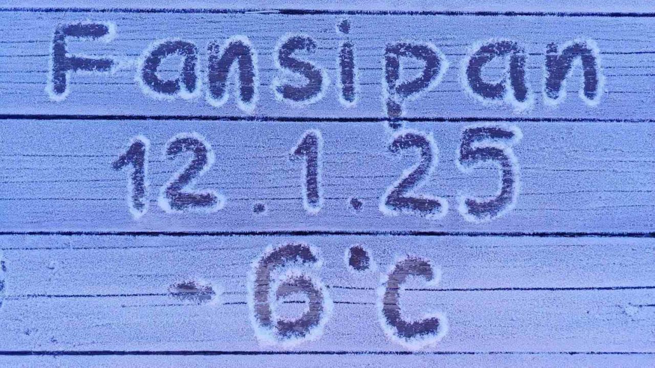 Bei Minustemperaturen gleicht die nördliche Bergregion einem Land aus Eis und Schnee.