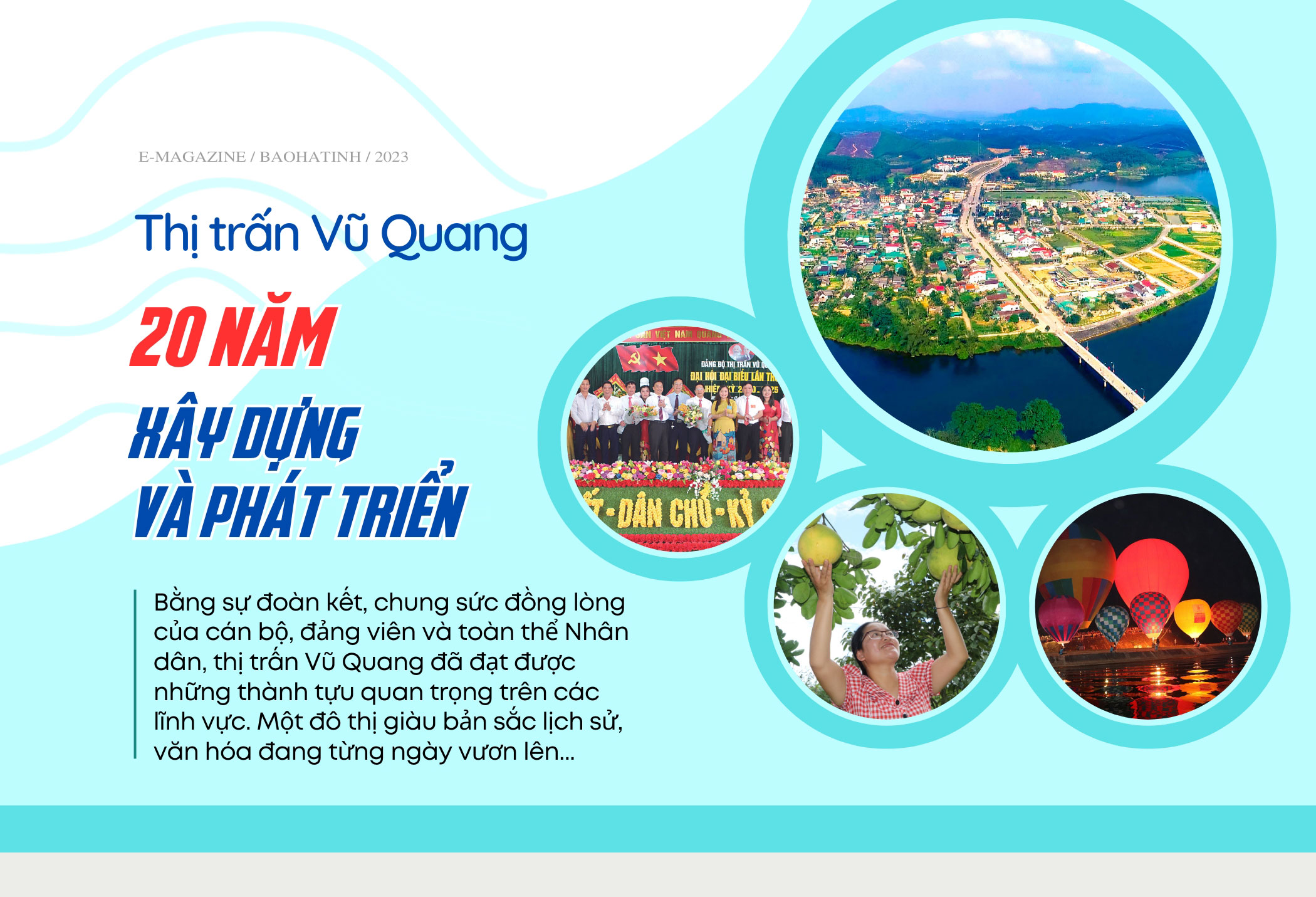 Vu Quang Town - 20th Anniversary Mark