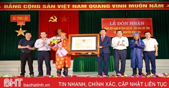 Nhà thờ Nguyễn Văn Hào đón nhận bằng xếp hạng di tích lịch sử