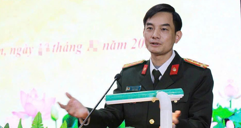 Le colonel Do Duc Trinh est responsable du fonctionnement de la police provinciale de Bac Giang.