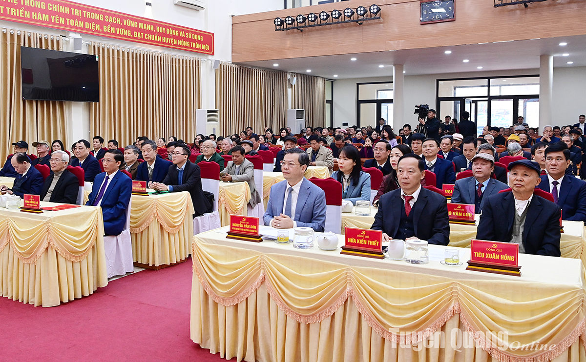 Le district de Ham Yen célèbre le 95e anniversaire de la fondation du Parti communiste du Vietnam