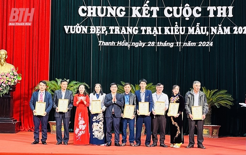 Chung kết cuộc thi “Vườn đẹp, trang trại kiểu mẫu