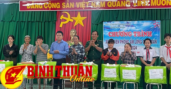 Những phần quà ý nghĩa từ Dự án Điện gió ngoài khơi La Gàn