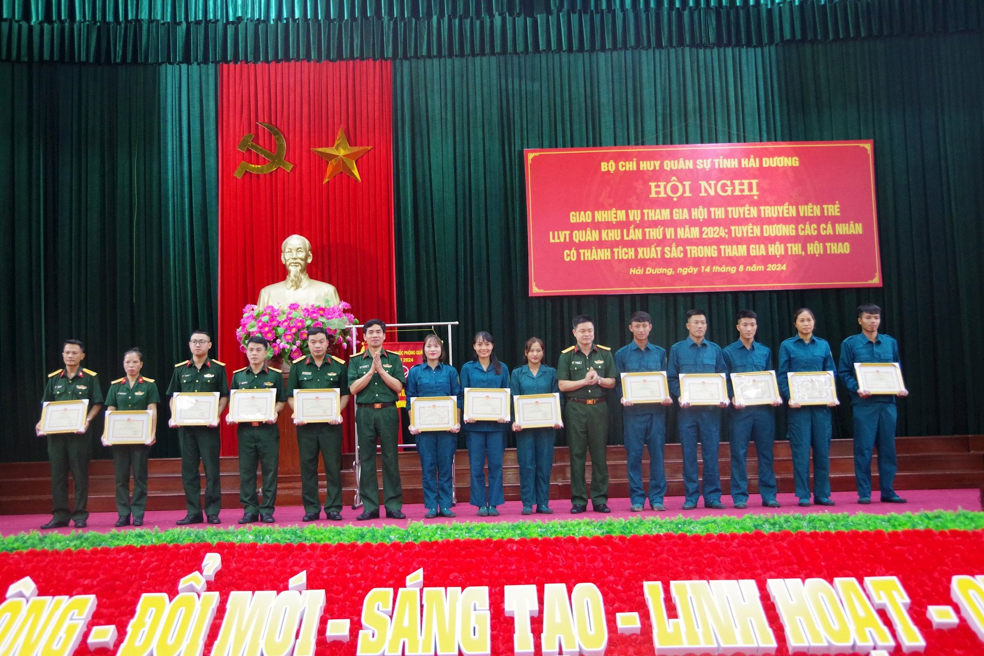 Hai Duong Provincial Military Command won the gold prize at the Military Television Film Festival