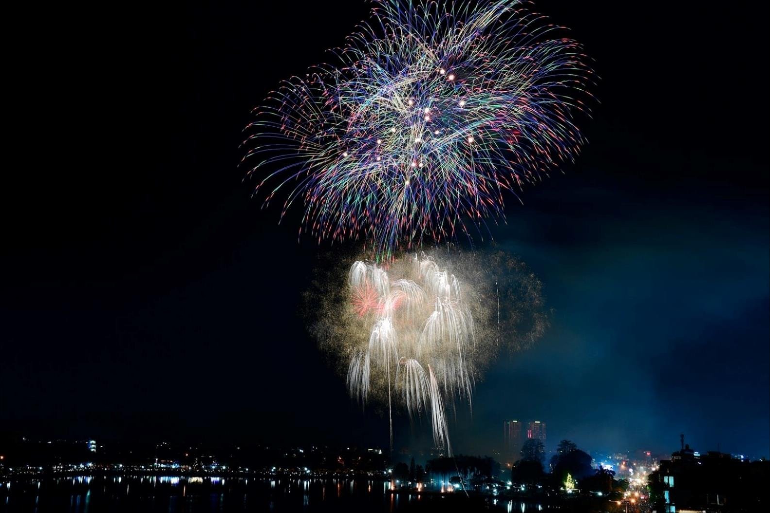 Hai Duong tiene 4 localidades que lanzarán fuegos artificiales en la víspera de Año Nuevo de 2025