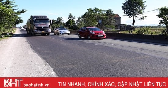 Damage to National Highway 1 BOT section has improved somewhat after reflection from Ha Tinh Newspaper