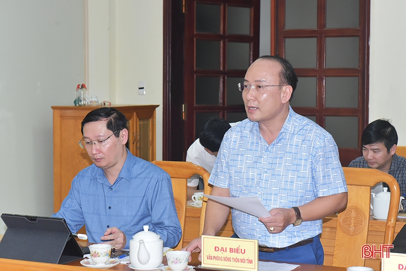 Proposal to recognize 7 communes meeting the standards of new rural areas in Ha Tinh