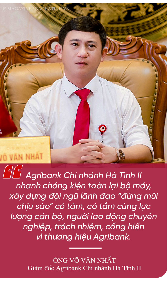 Agribank Chi nhánh Hà Tĩnh II: Khẳng định thương hiệu ngân hàng thương mại hàng đầu