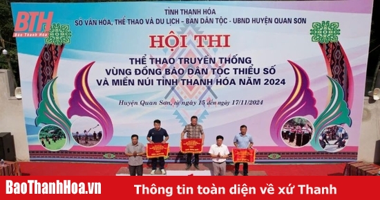 Hội thi Thể thao truyền thống vùng đồng bào dân tộc thiểu số và miền núi Thanh Hóa năm 2024