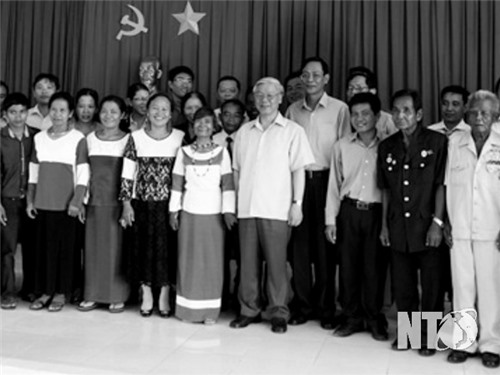 L'affection des habitants de Ninh Thuan pour le secrétaire général Nguyen Phu Trong