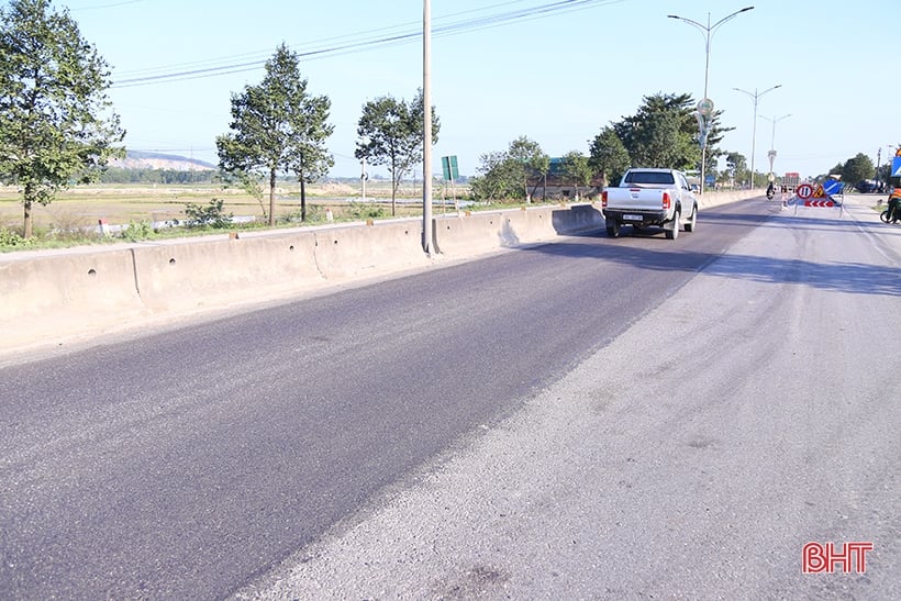 Cienco 4 repara 46.600 m2 de daños en la Carretera Nacional 1 a través de Ha Tinh