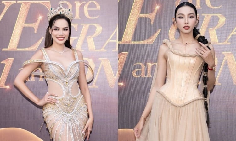 Bellezas vestidas sexys en la final de Miss Grand Vietnam