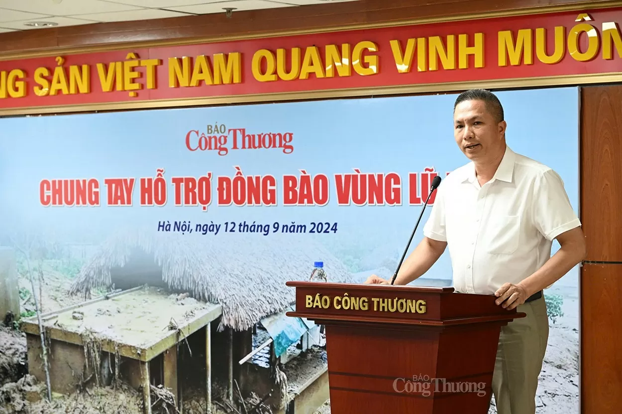 Báo Công Thương chung tay, đồng lòng hướng về vùng bão lũ