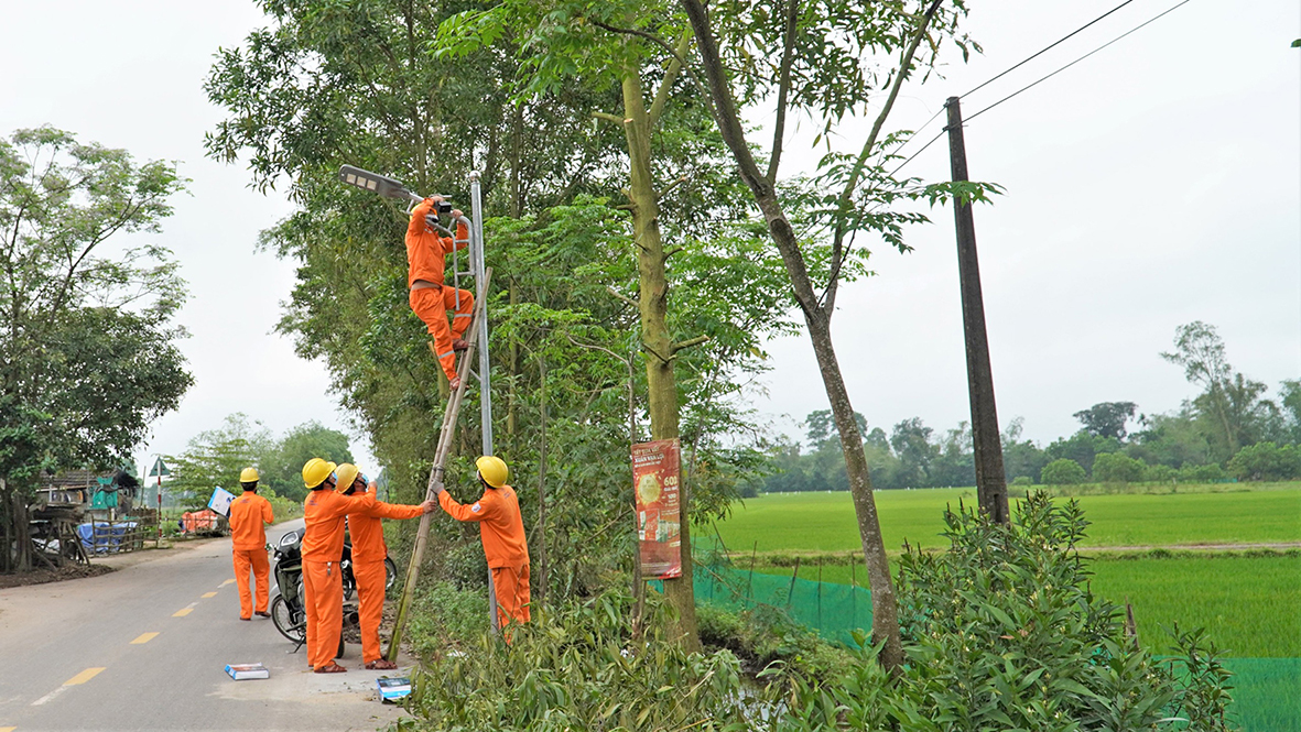 Die Quang Tri Electricity Company beteiligt sich aktiv am Neubau ländlicher Gebiete