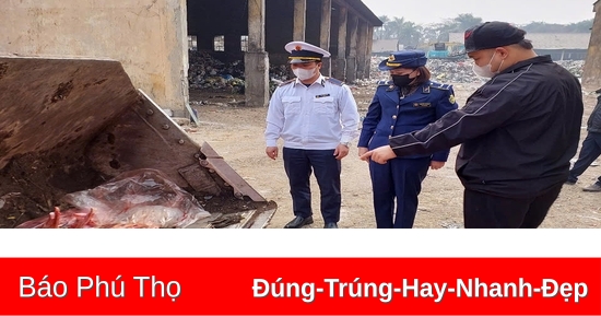 Buộc tiêu hủy 260kg sản phẩm động vật không rõ nguồn gốc xuất xứ