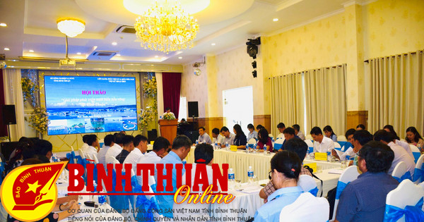 Workshop "Solutions for sustainable marine aquaculture development in Binh Thuan"