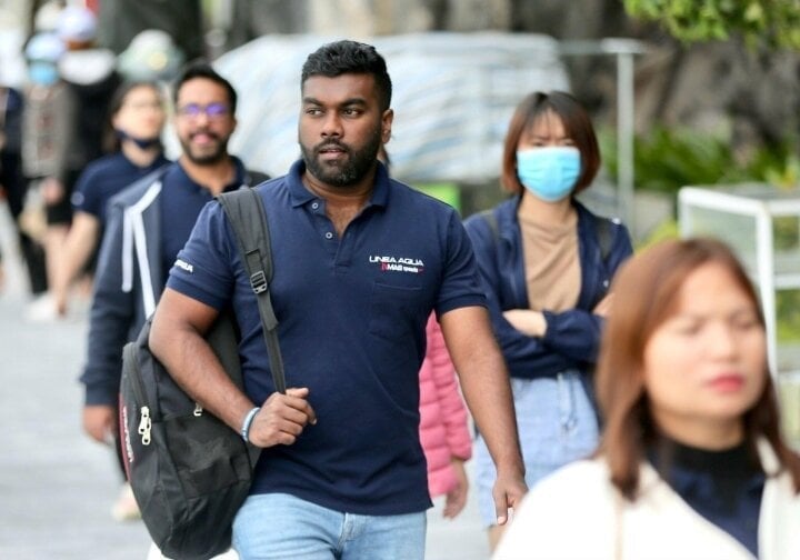 ベトナムを訪れたインド人観光客。（イラスト写真：ゴ・トラン）