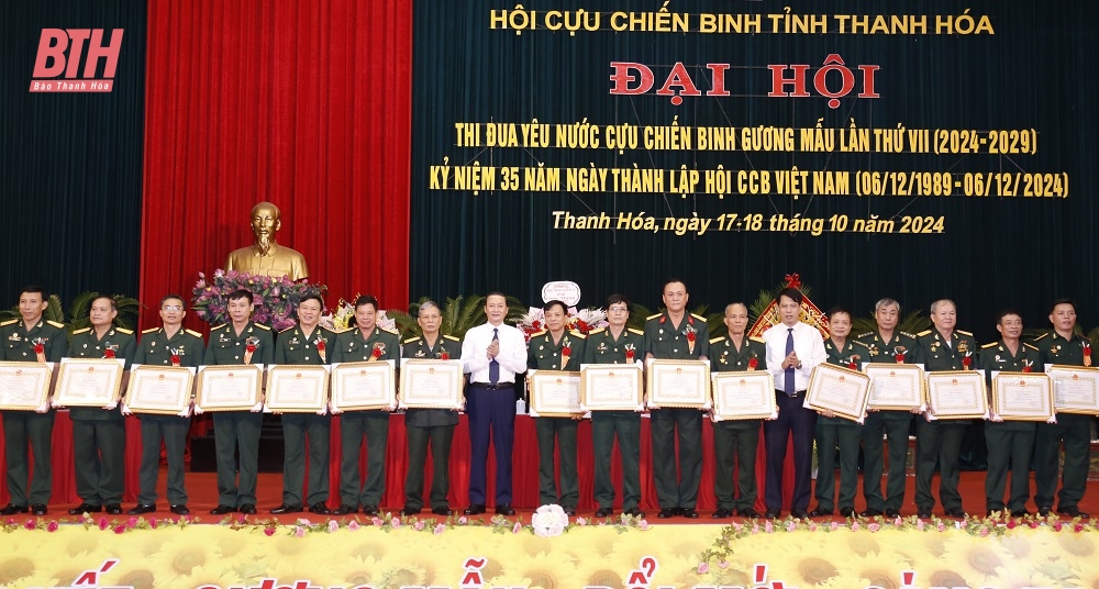 Đại hội thi đua yêu nước “Cựu chiến binh gương mẫu” tỉnh Thanh Hóa lần thứ VII