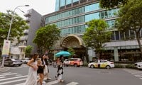 Close-up of the road in Ho Chi Minh City ranked among the most expensive rental areas in the world