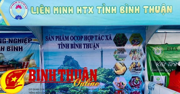 Liên minh HTX tỉnh tham gia Phiên chợ xúc tiến thương mại tỉnh Khánh Hòa