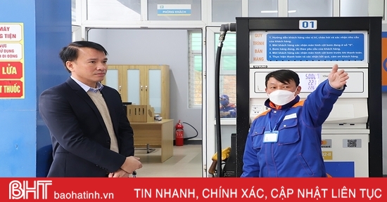 Hà Tĩnh không để gián đoạn nguồn cung xăng dầu dịp tết