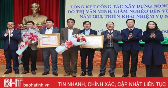 Phấn đấu đưa Cẩm Xuyên đạt chuẩn huyện NTM nâng cao cuối năm 2024